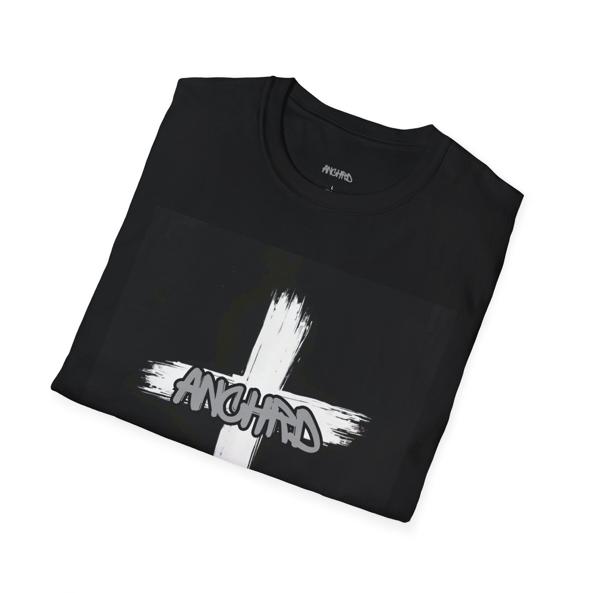 Anchor Cross T-Shirt — Hebrews 6:19 Faith Graphic Tee
