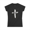 Anchor Cross Tee — Christian Faith Graphic Women's T-Shirt