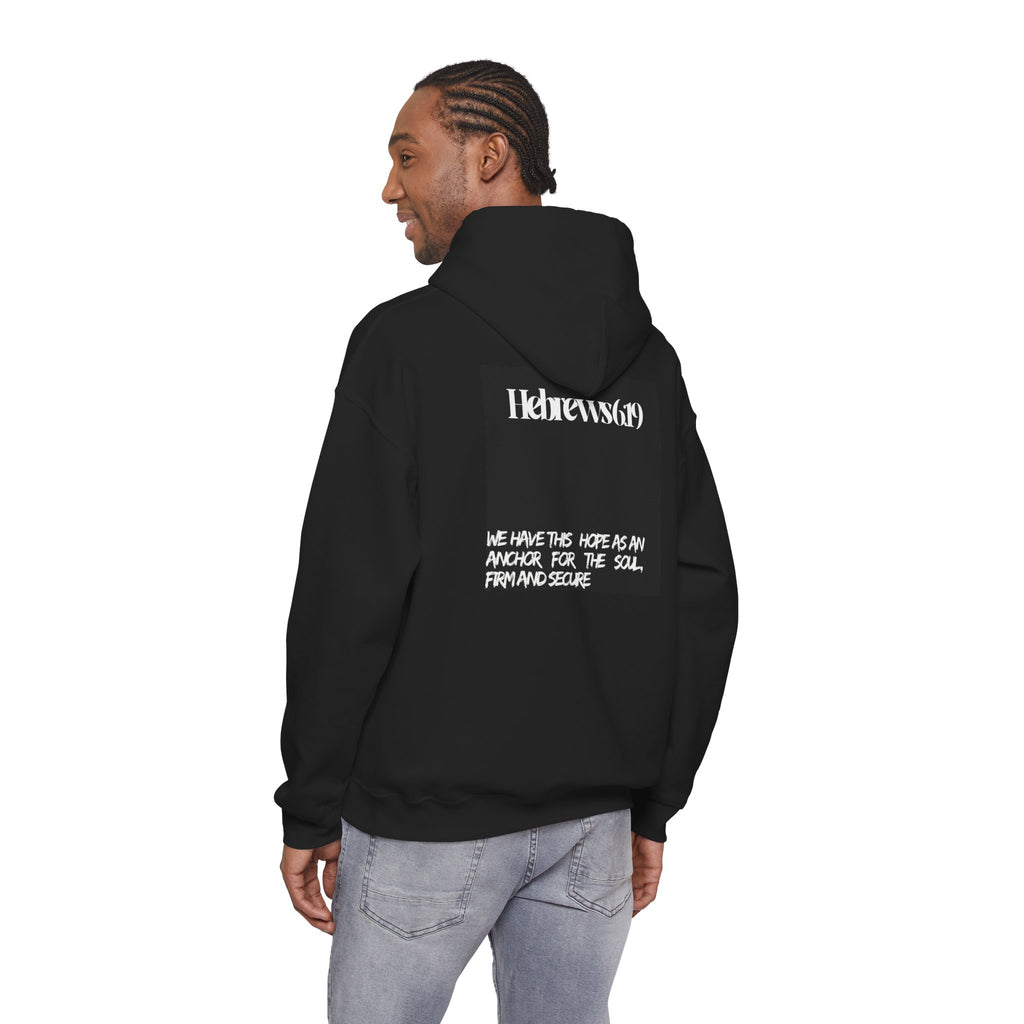Anchor Hooded Sweatshirt — Hebrews 6:19 Faith Graphic Hoodie