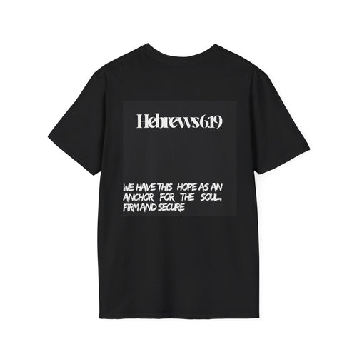 Anchor Cross T-Shirt — Hebrews 6:19 Faith Graphic Tee