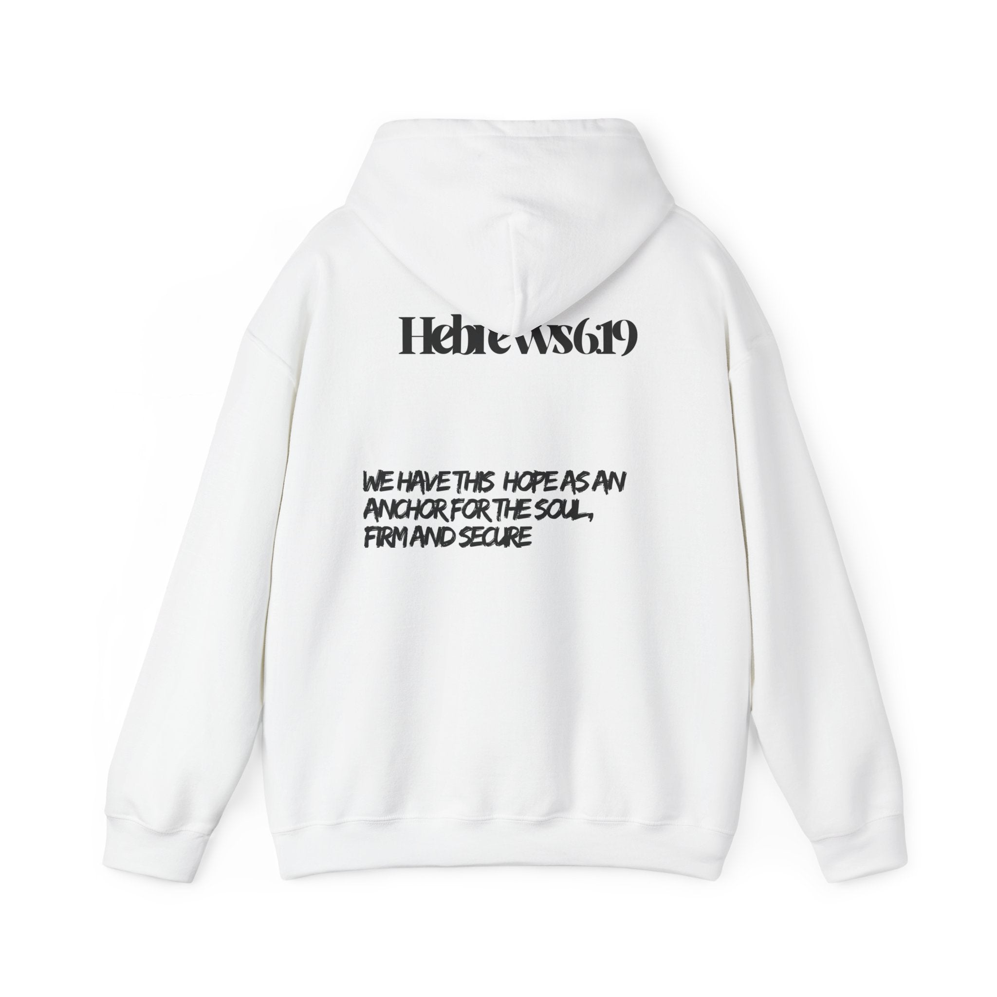Anchor Hooded Sweatshirt — Hebrews 6:19 Faith Graphic Hoodie